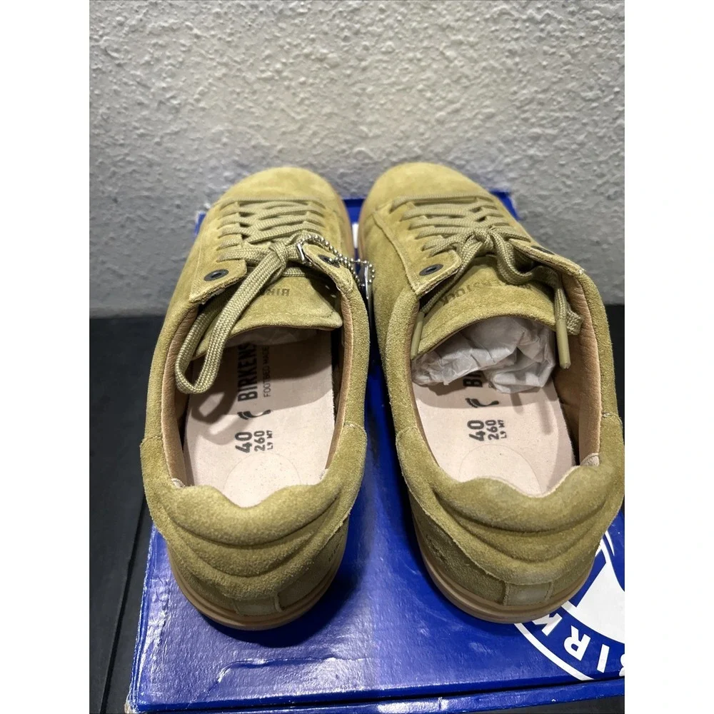 Birkenstock Bend Low Suede Leather Khaki EU 40 US L9 M7 Womens Mens